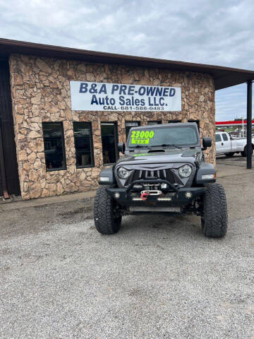 2018 Jeep Wrangler Unlimited for sale at B & A Pre Owned Auto Sales LLC in Parkersburg WV