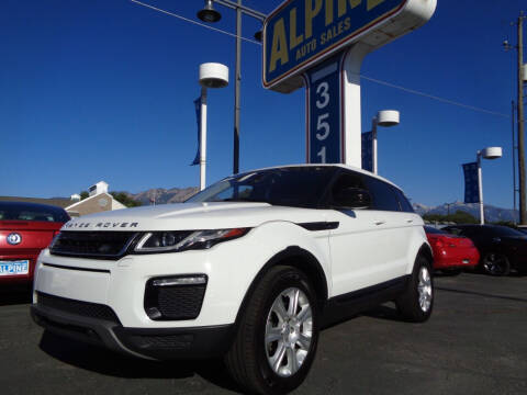 2016 Land Rover Range Rover Evoque for sale at Alpine Auto Sales in Salt Lake City UT