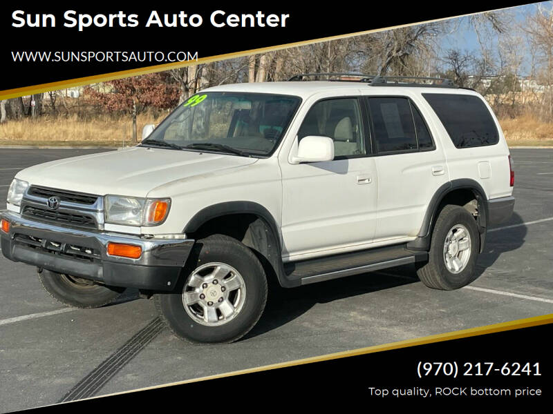 1999 Toyota 4Runner for sale at Sun Sports Auto Center in Loveland CO