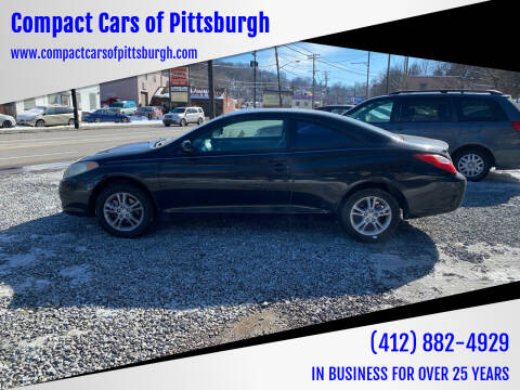 2005 Toyota Camry Solara for sale at Compact Cars of Pittsburgh in Pittsburgh PA