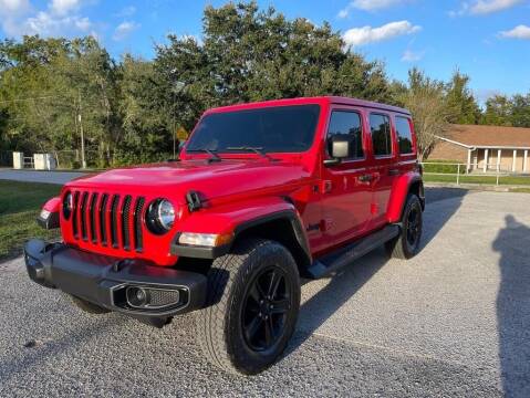 2021 Jeep Wrangler Unlimited for sale at P J Auto Trading Inc in Orlando FL