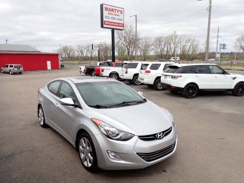 2013 Hyundai Elantra for sale at Marty's Auto Sales in Savage MN