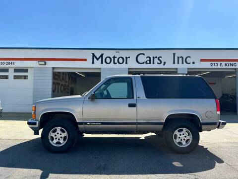 1999 Chevrolet Tahoe for sale at MOTOR CARS INC in Tulare CA