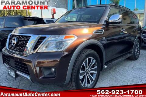 2020 Nissan Armada for sale at PARAMOUNT AUTO CENTER in Downey CA