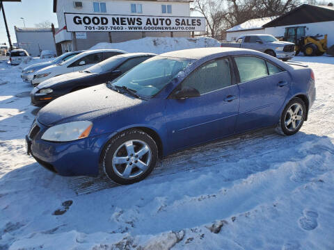 2007 Pontiac G6 for sale at GOOD NEWS AUTO SALES in Fargo ND