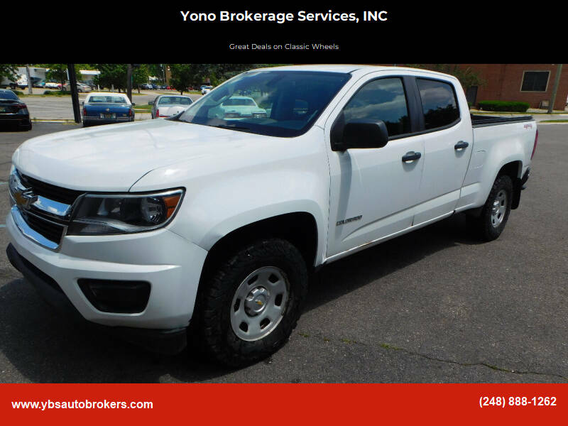 2016 Chevrolet Colorado for sale at Yono Brokerage Services, INC in Farmington MI