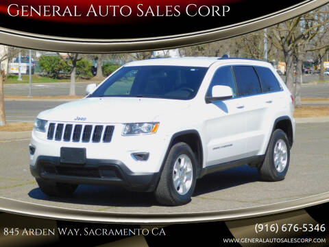 2016 Jeep Grand Cherokee for sale at General Auto Sales Corp in Sacramento CA