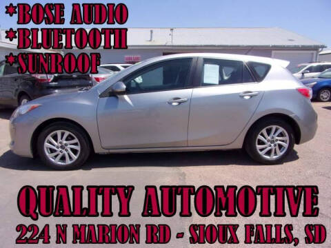 2013 Mazda MAZDA3 for sale at Quality Automotive in Sioux Falls SD