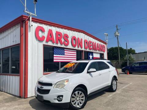 2010 Chevrolet Equinox for sale at Cars On Demand 3 in Pasadena TX
