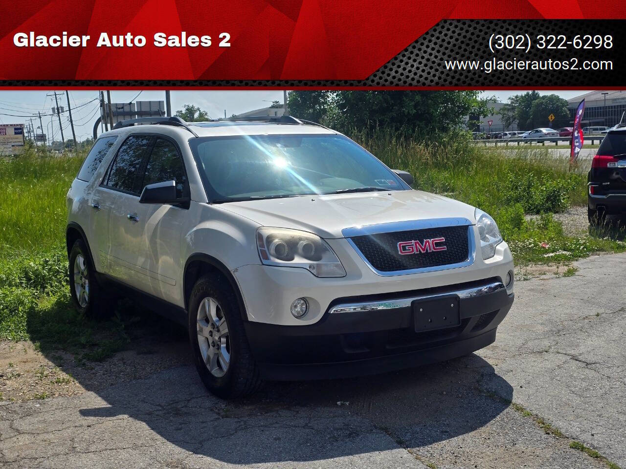 White 2012 GMC Acadia SLE AWD SLE 4dr SUV 1