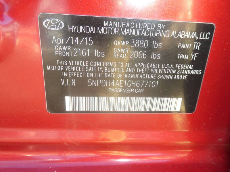 2016 Hyundai Elantra Limited