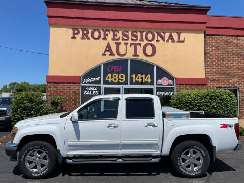 2012 Chevrolet Colorado for sale at Professional Auto Sales & Service in Fort Wayne IN