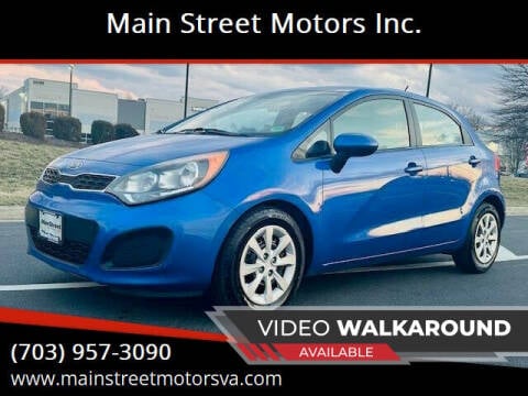 2013 Kia Rio 5-Door for sale at Main Street Motors Inc. in Chantilly VA