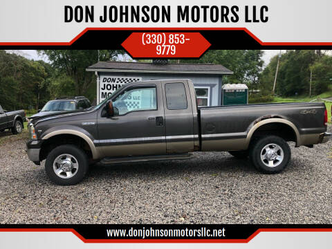 2005 Ford F-250 Super Duty for sale at DON JOHNSON MOTORS LLC in Lisbon OH