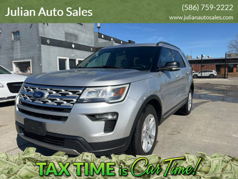 2018 Ford Explorer for sale at Julian Auto Sales in Warren MI
