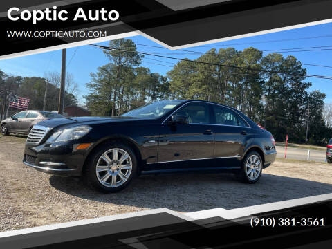 2012 Mercedes-Benz E-Class for sale at Coptic Auto in Wilson NC