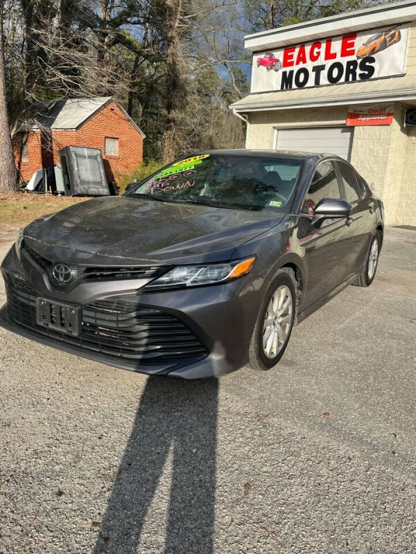 2018 Toyota Camry for sale at Eagle Motors in Chesterfield VA