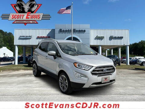 2020 Ford EcoSport for sale at SCOTT EVANS CHRYSLER DODGE in Carrollton GA