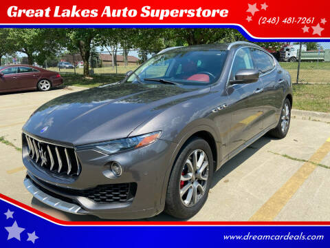 2017 Maserati Levante for sale at Great Lakes Auto Superstore in Waterford Township MI