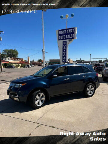 2011 Acura MDX for sale at Right Away Auto Sales in Colorado Springs CO