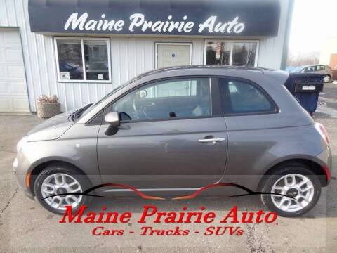 2013 FIAT 500 for sale at Maine Prairie Auto INC in Saint Cloud MN