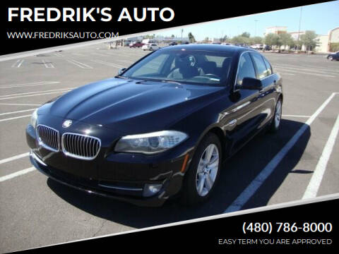 2013 BMW 5 Series for sale at FREDRIK'S AUTO in Mesa AZ