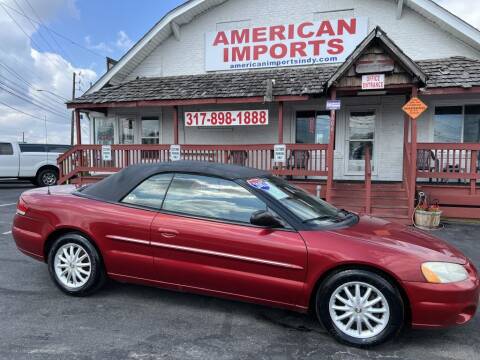 2002 Chrysler Sebring for sale at American Imports INC in Indianapolis IN