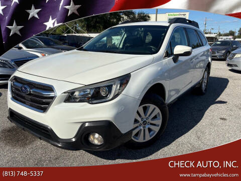 2019 Subaru Outback for sale at CHECK AUTO, INC. in Tampa FL