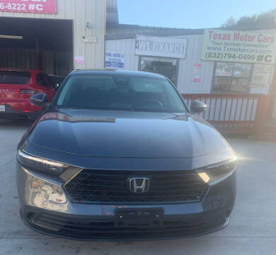 2023 Honda Accord for sale at TEXAS MOTOR CARS in Houston TX