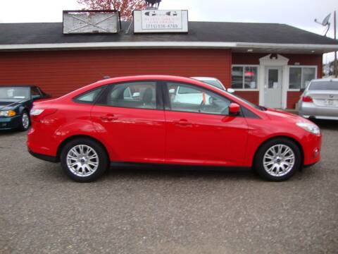 2012 Ford Focus for sale at G and G AUTO SALES in Merrill WI