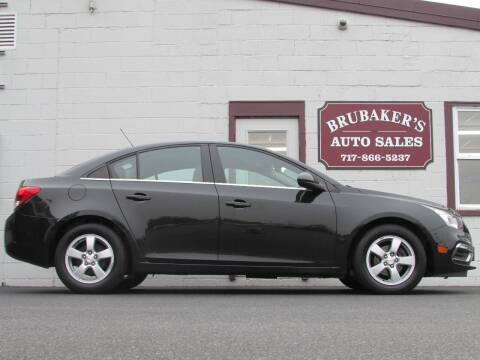 2015 Chevrolet Cruze for sale at Brubakers Auto Sales in Myerstown PA