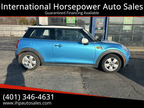 2015 MINI Hardtop 2 Door for sale at International Horsepower Auto Sales in Warwick RI