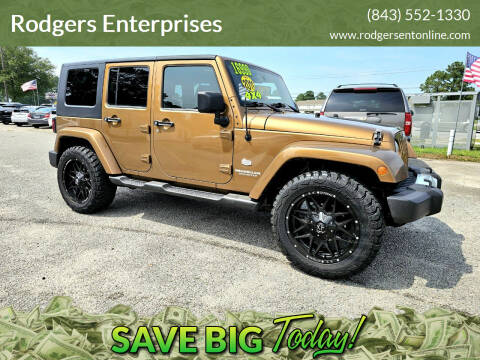 2011 Jeep Wrangler Unlimited for sale at Rodgers Enterprises in North Charleston SC