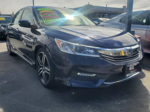 2017 Honda Accord for sale at 831 Motors in Freedom CA