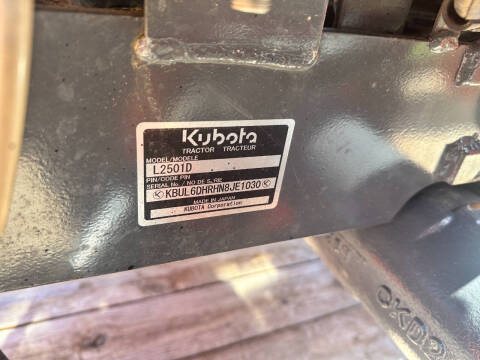 2022 Kubota L2501D