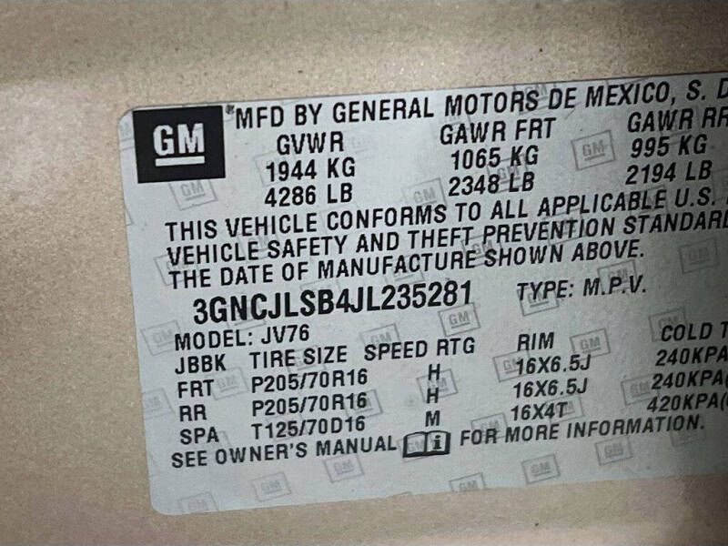 2018 Chevrolet Trax LT