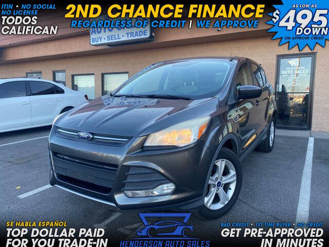 2016 Ford Escape for sale at Henderson Auto Sales in Henderson, NV