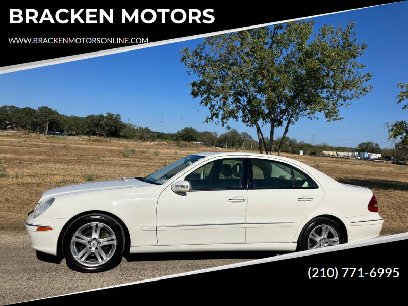 2006 Mercedes-Benz E-Class for sale at BRACKEN MOTORS in San Antonio TX