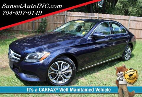 2016 Mercedes-Benz C-Class for sale at Sunset Auto in Charlotte NC