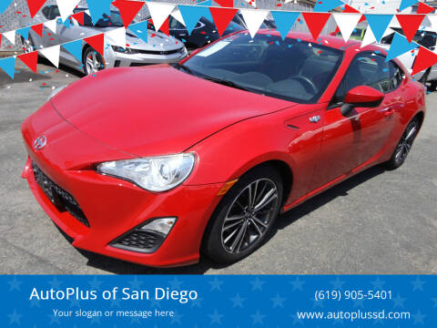 2015 Scion FR-S for sale at AutoPlus of San Diego in Spring Valley CA
