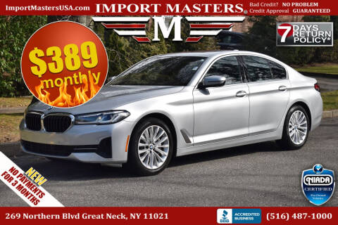 2021 BMW 5 Series for sale at Import Masters in Great Neck NY