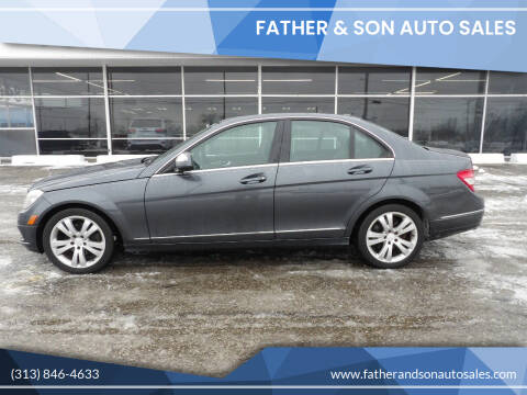 2009 Mercedes-Benz C-Class for sale at Father & Son Auto Sales in Dearborn MI