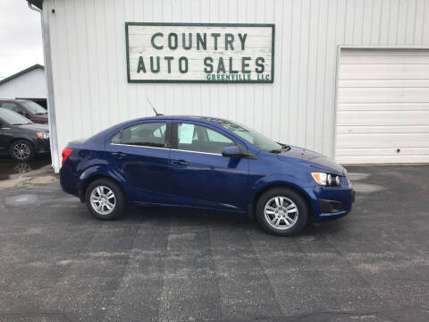 2013 Chevrolet Sonic for sale at COUNTRY AUTO SALES LLC in Greenville OH