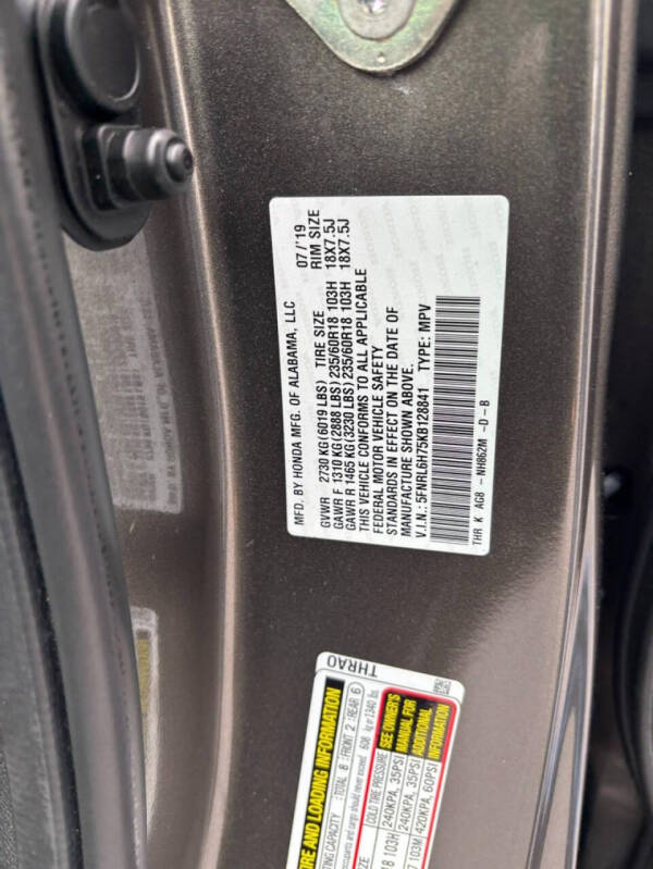 2019 Honda Odyssey EX-L