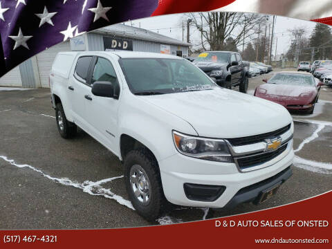 2019 Chevrolet Colorado for sale at D & D Auto Sales Of Onsted in Onsted MI