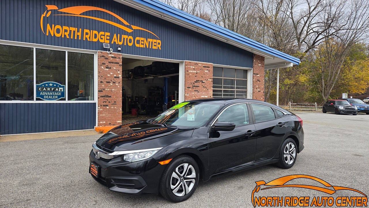 2018 Honda Civic for sale at North Ridge Auto Center LLC in Madison, OH