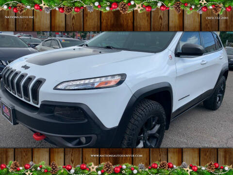 2015 Jeep Cherokee for sale at Nations Auto Inc. in Denver CO