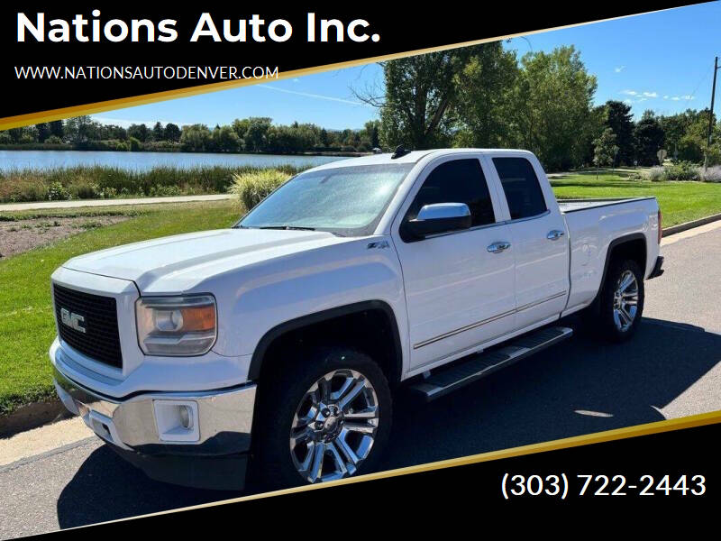 2015 GMC Sierra 1500 SLT Double Cab 4WD