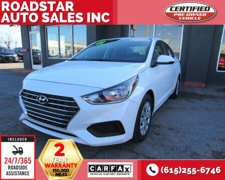 2021 Hyundai Accent for sale at Roadstar Auto Sales Inc in Nashville TN