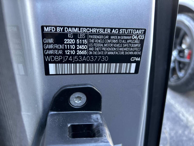 2003 Mercedes-Benz CL-Class CL 55 AMG